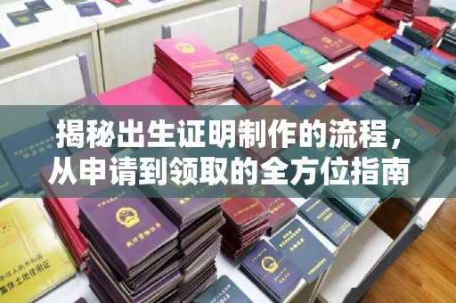 台州揭秘出生证明制作的流程，从申请到领取的全方位指南