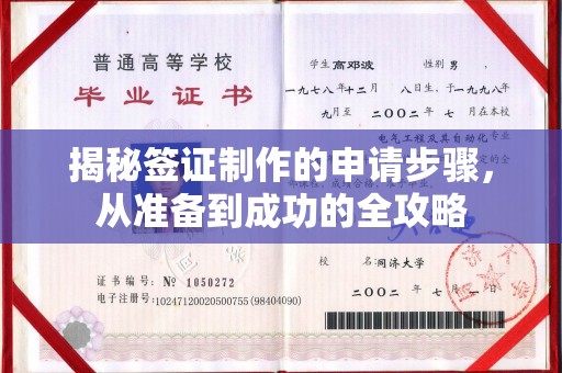 台州揭秘签证制作的申请步骤，从准备到成功的全攻略