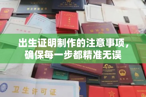 台州出生证明制作的注意事项，确保每一步都精准无误