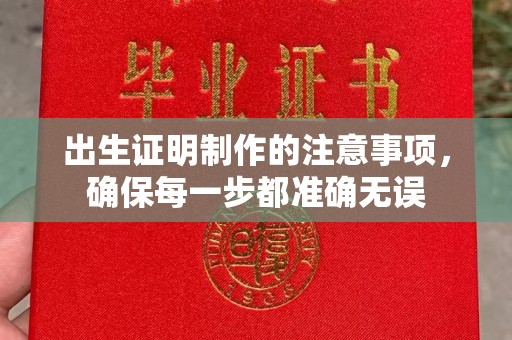 台州出生证明制作的注意事项，确保每一步都准确无误