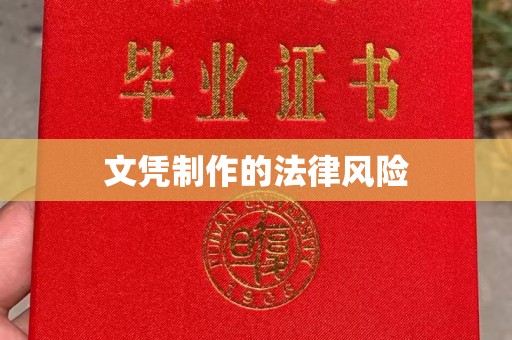 台州文凭制作的法律风险