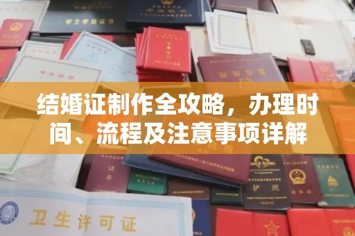 台州结婚证制作全攻略，办理时间、流程及注意事项详解