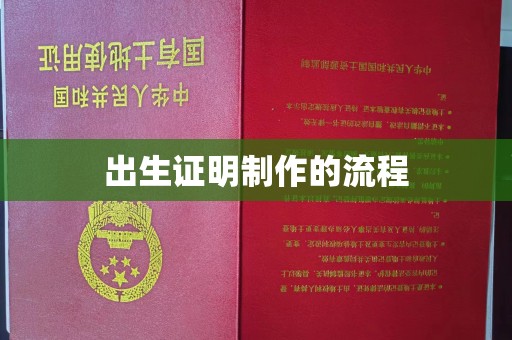 台州出生证明制作的流程