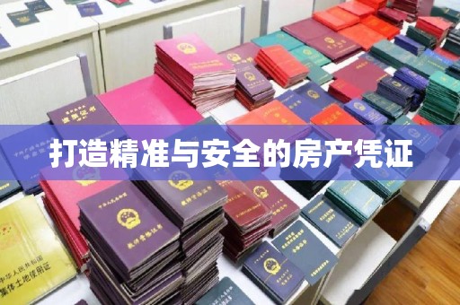 台州打造精准与安全的房产凭证